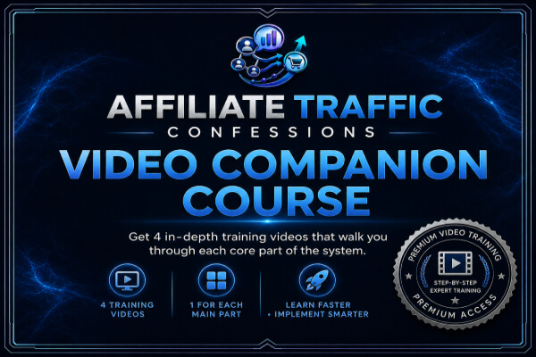 Affiliate Traffic Confessions Video Companion Course — 4 training videos